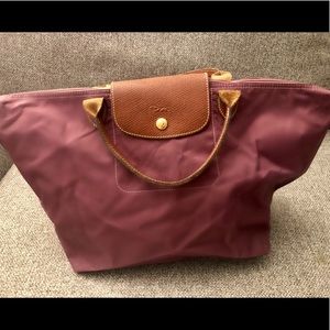 Longchamp le Pilage tip handle bag in medium